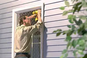 Certified Master Installer completing expert 1-day window installation